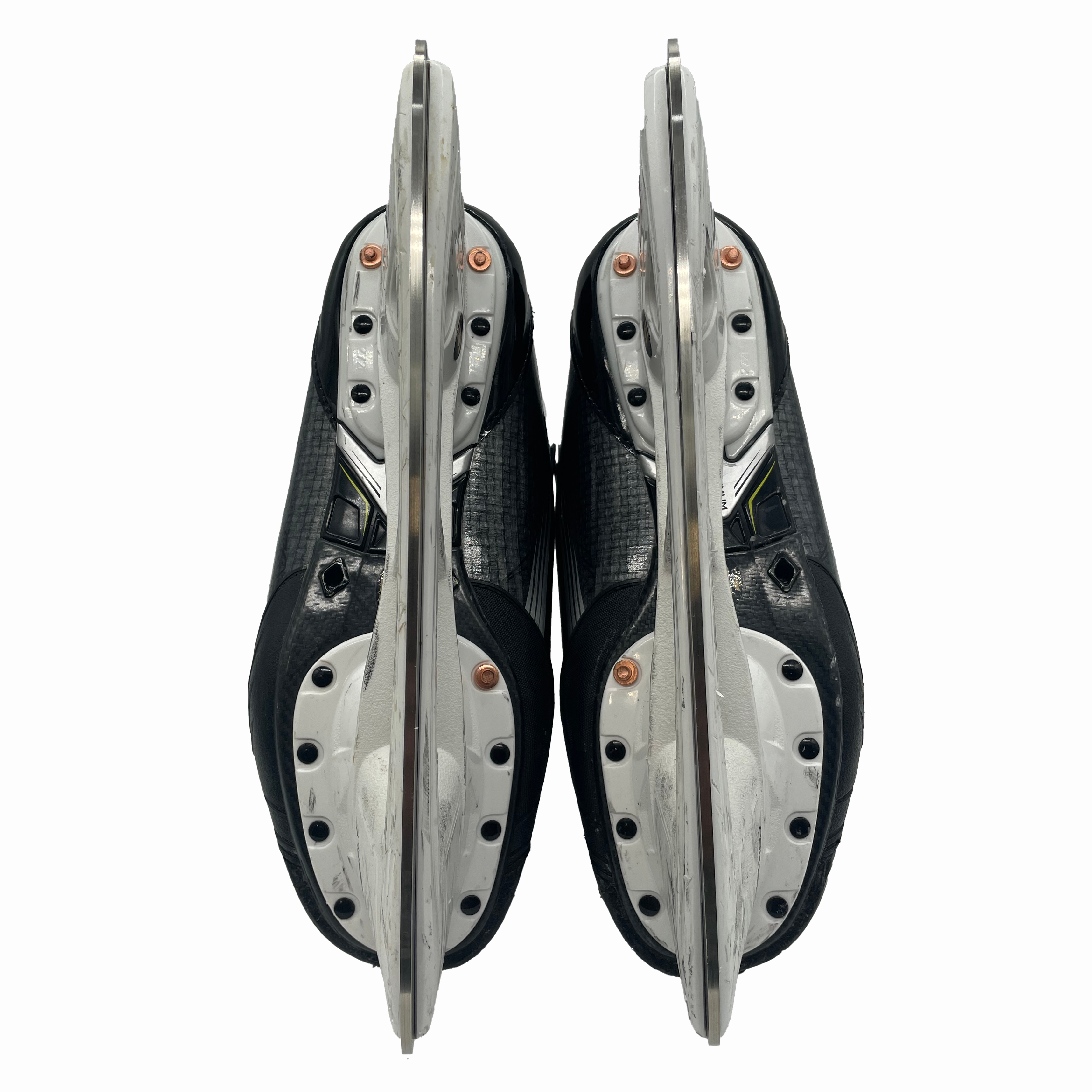 Bauer Vapor Hyperlite 2 – Patins de hockey Pro Stock d'occasion – Taille 7.5EE (noir)